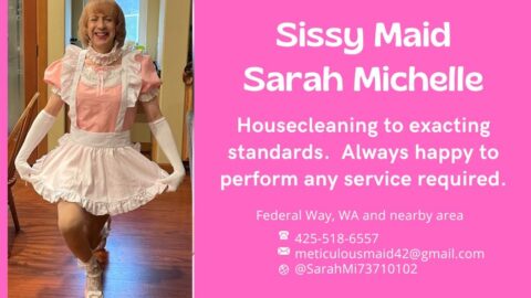Sissy Maid promoting services