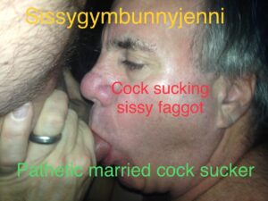 Cock suck sissy fsggot