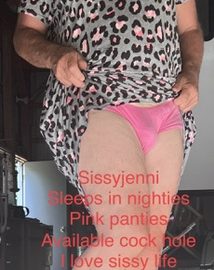 Sissy faggot Jenni sleeps in nighties