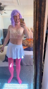 Daddy please adopt and train me to be your permanent dumb bimbo sissy slut 