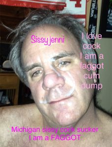 Cock sucking sissy FAGGOT Sissyjenni